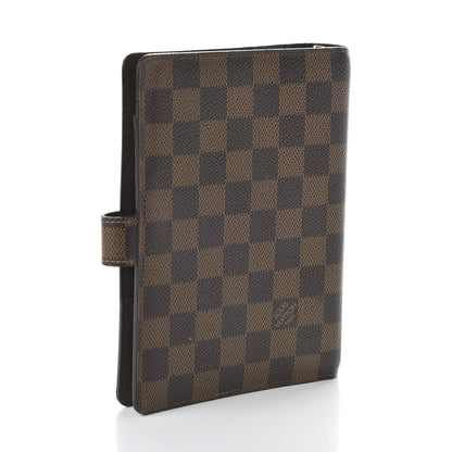 Louis Vuitton Damier Ebene Medium Ring Agenda Cover 3 of 10