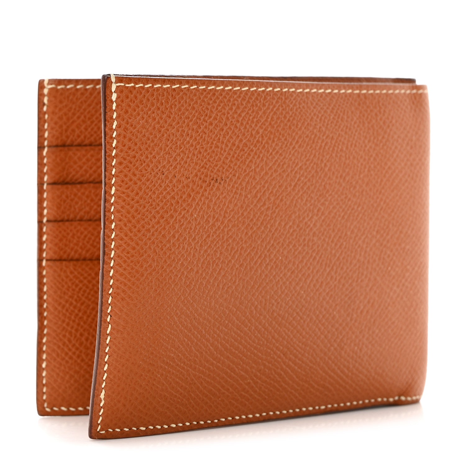 Hermes Epsom MC2 Copernic Compact Colorblock Wallet Gold 3 of 10