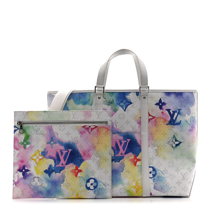 Louis Vuitton Monogram Watercolor New Tote GM Multicolor 3 of 10