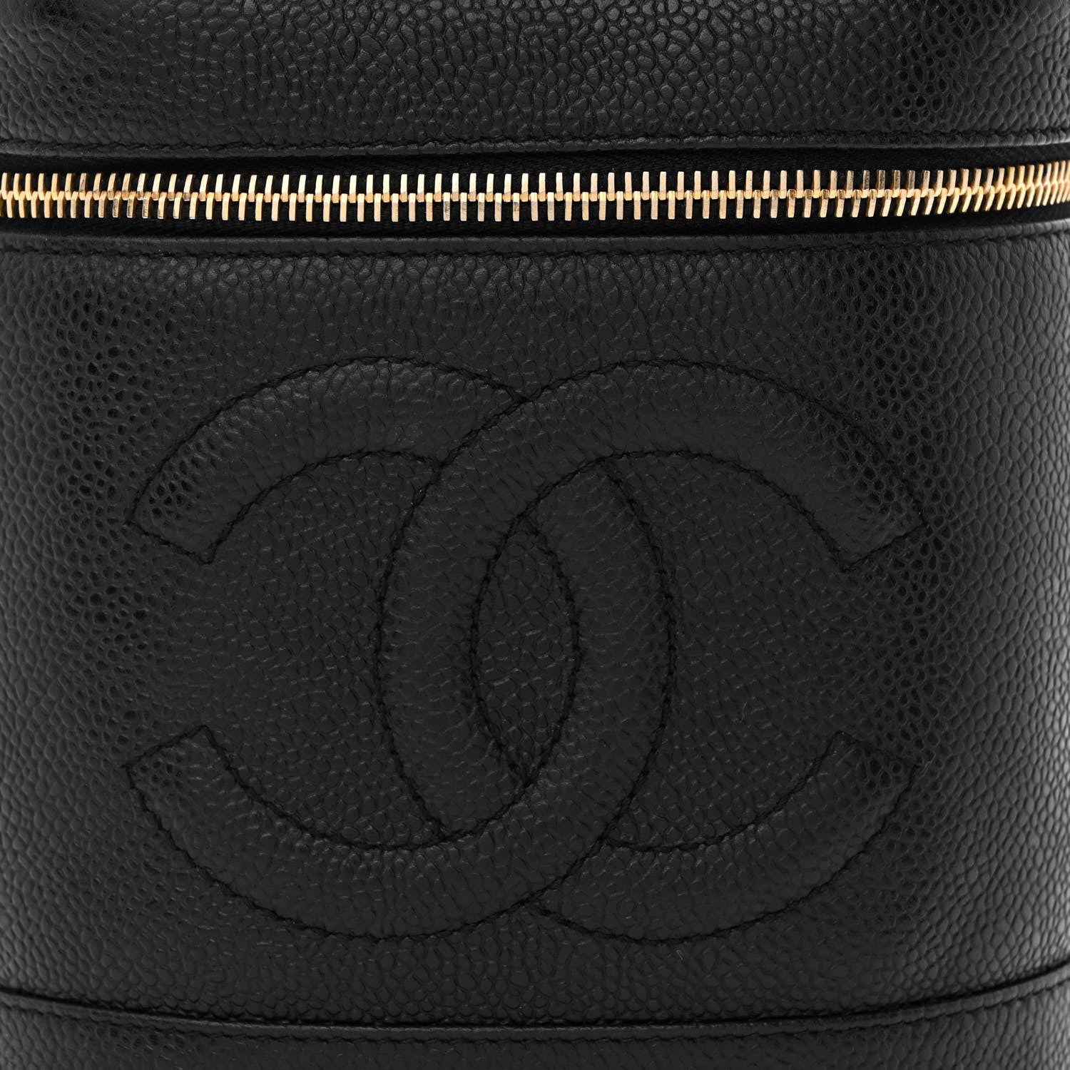 Chanel Caviar Vanity Cosmetic Case Black 9 of 13
