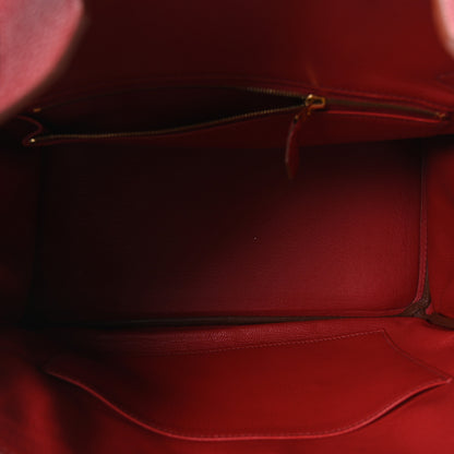 Hermes Taurillon Clemence Birkin 30 Rouge Garance 5 of 10