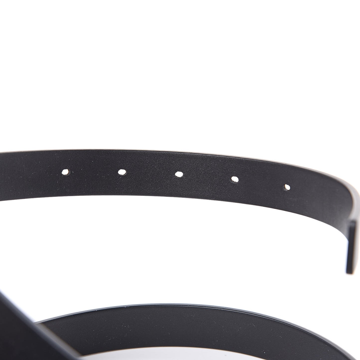 Calfskin Saddle Belt 80 Black