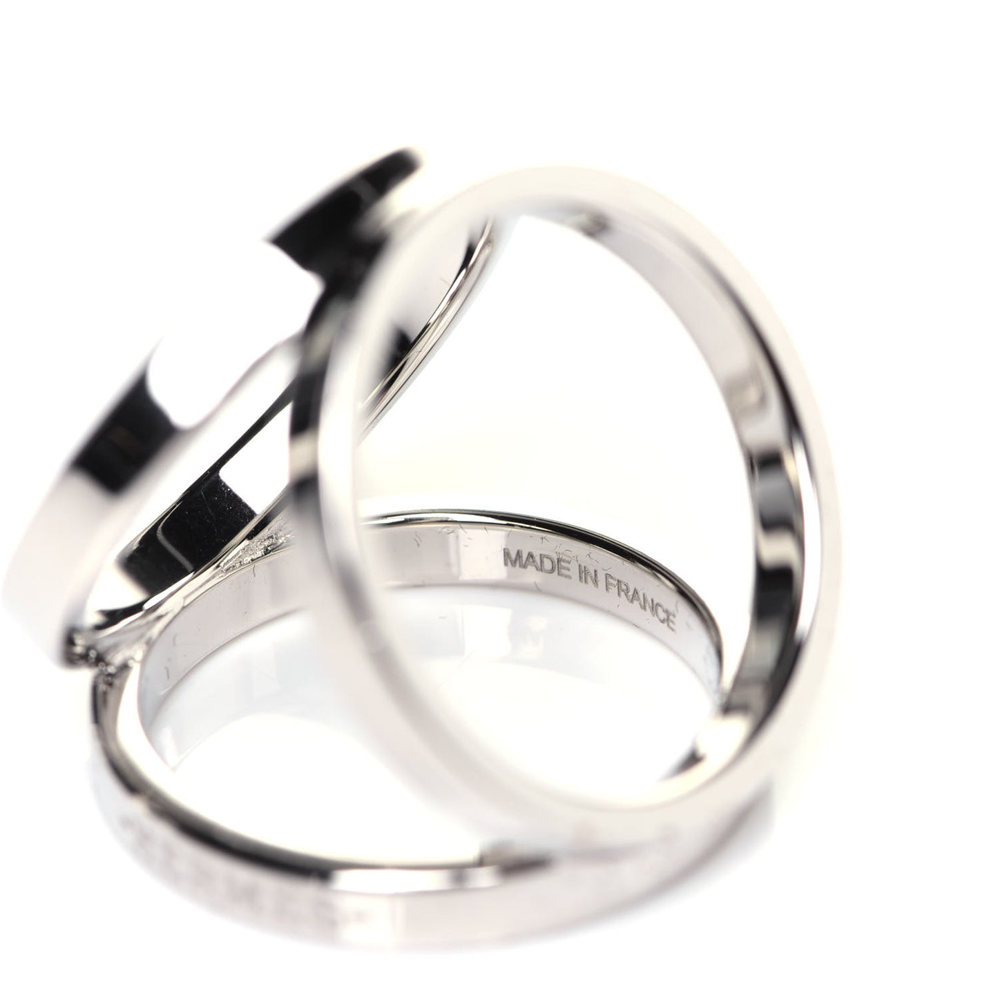Palladium Trio Scarf Ring