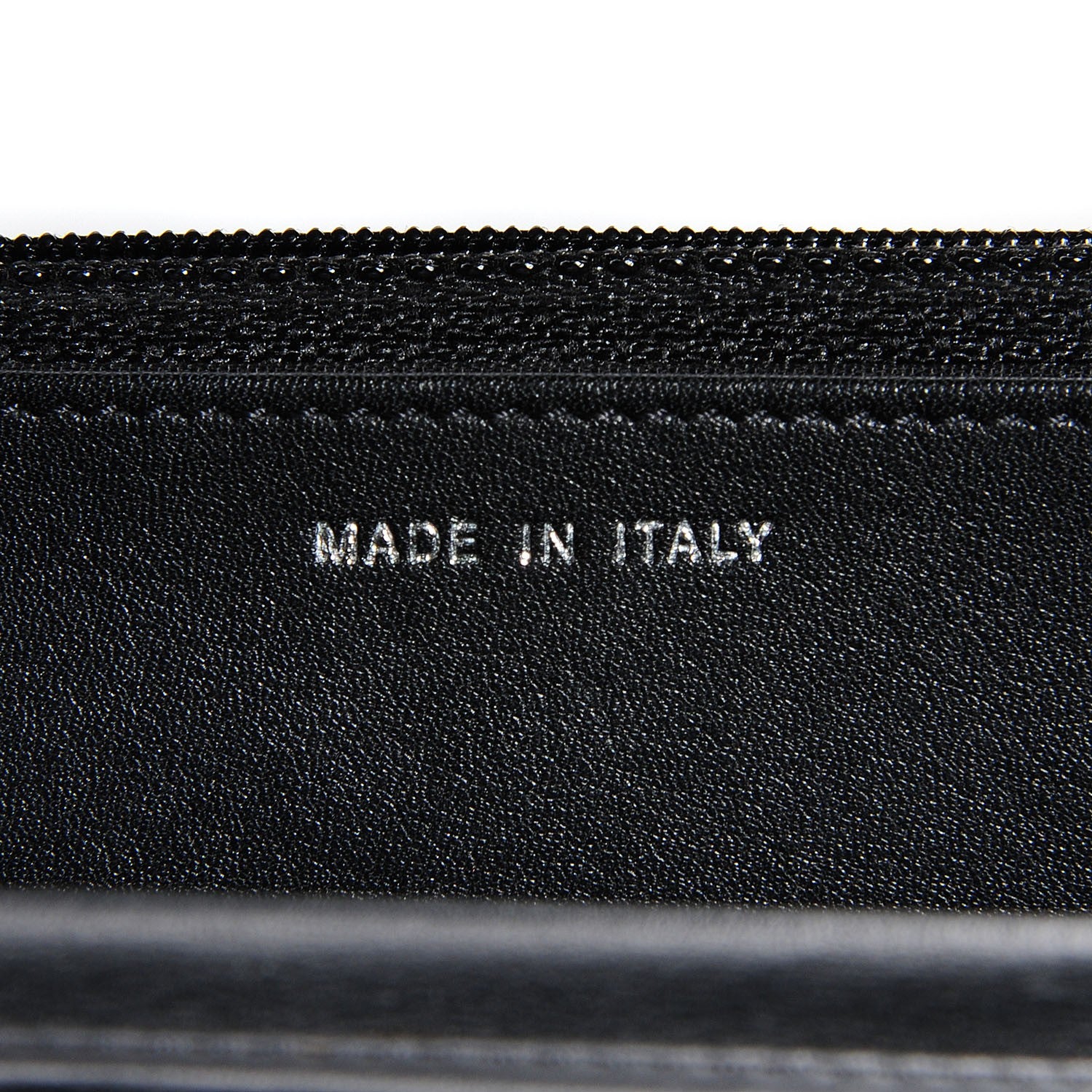 Chanel Lambskin Diamond Stitched Wallet On Chain WOC Black 8 of 9