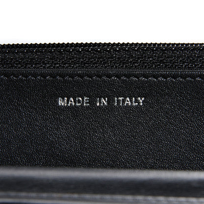 Chanel Lambskin Diamond Stitched Wallet On Chain WOC Black 8 of 9