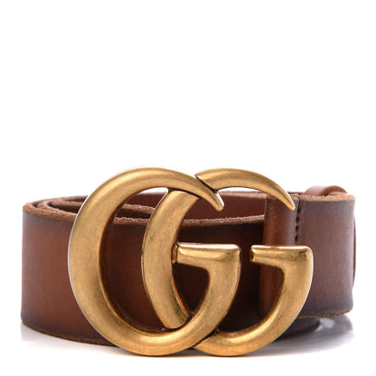 Gucci Faded Calfskin Double G 40mm Belt 75 30 Cuir 1 of 4