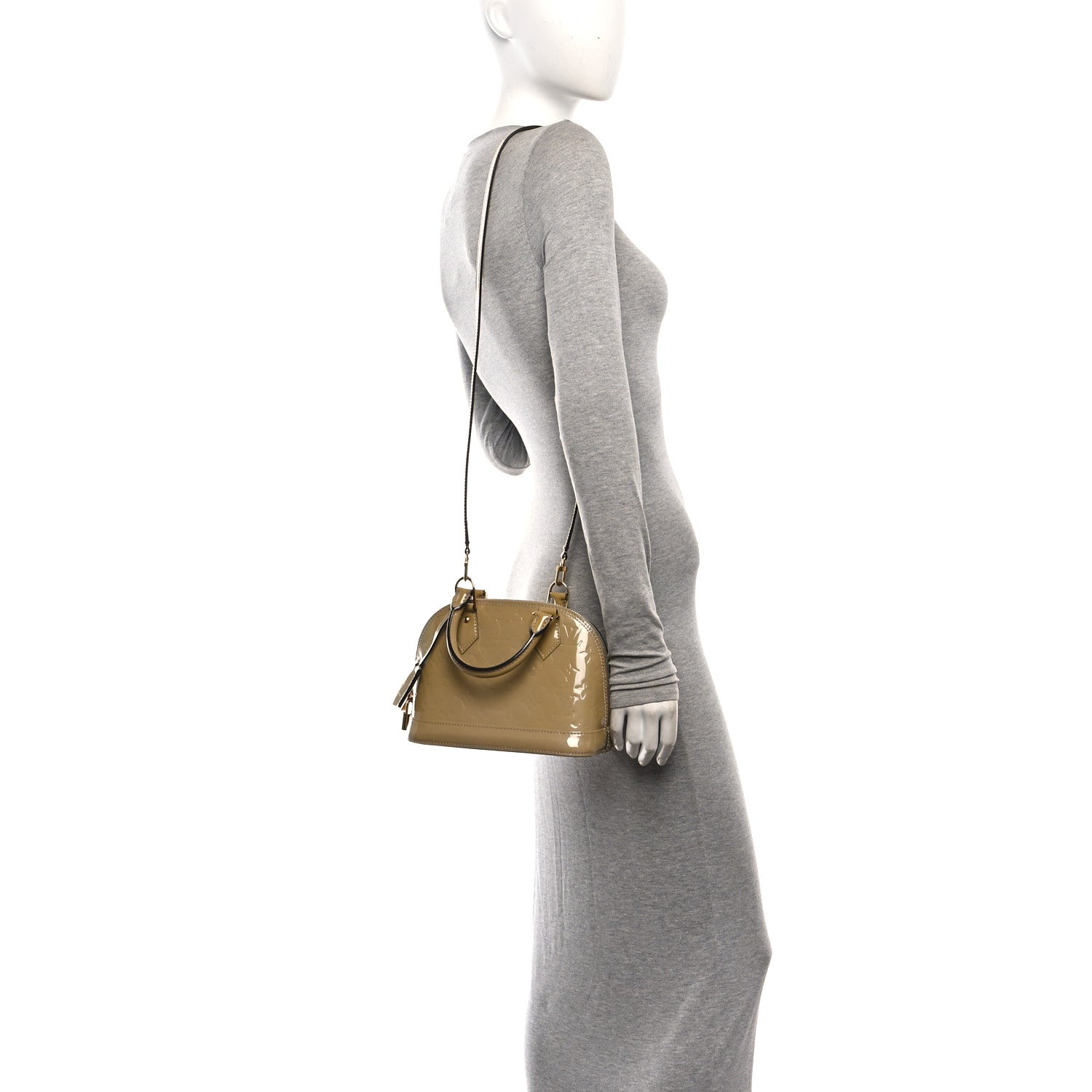 Louis Vuitton Vernis Alma BB Beige Poudre 2 of 9