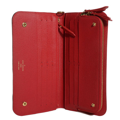 Louis Vuitton Damier Ebene Insolite Wallet Red 6 of 8