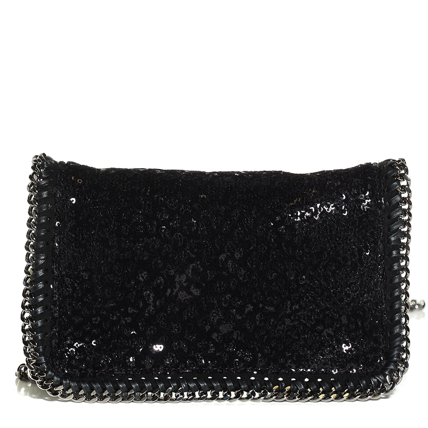 Stella McCartney Sequin Falabella Crossbody Black 1 of 9