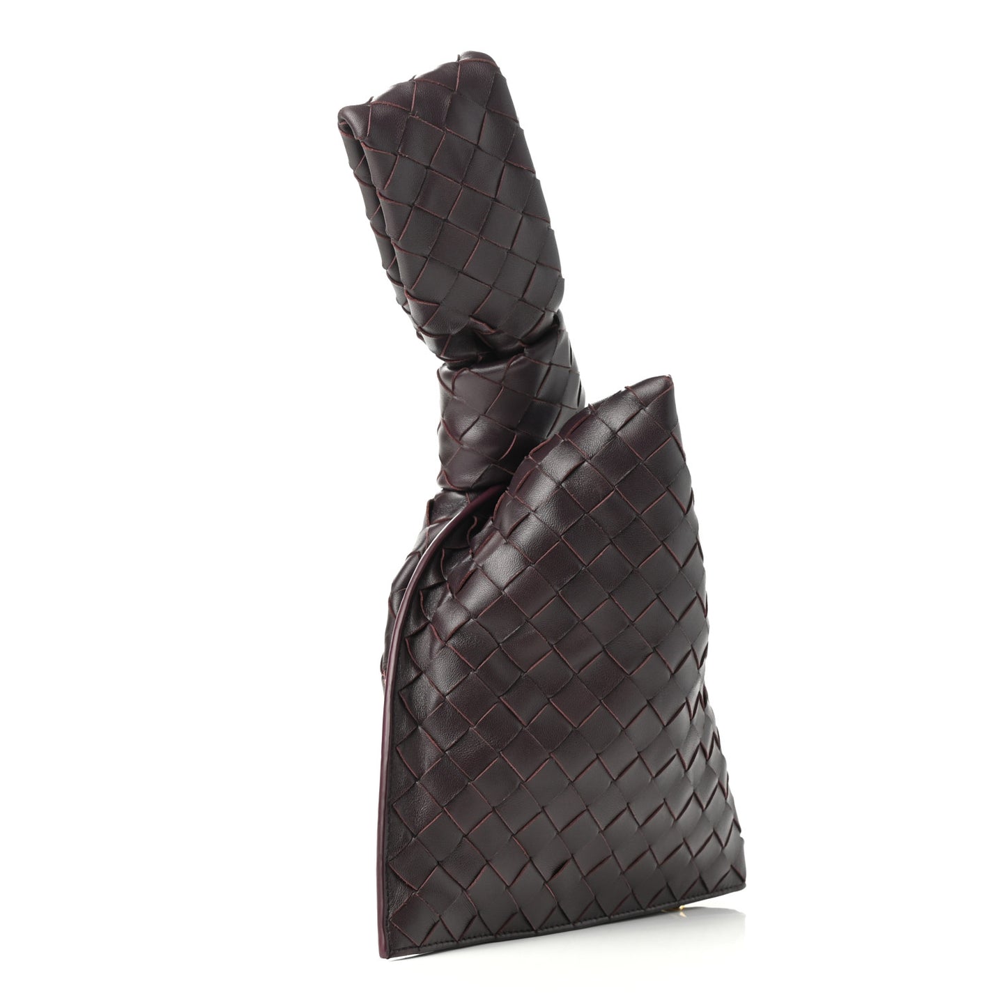 Nappa Intrecciato Mini BV Twist Grape