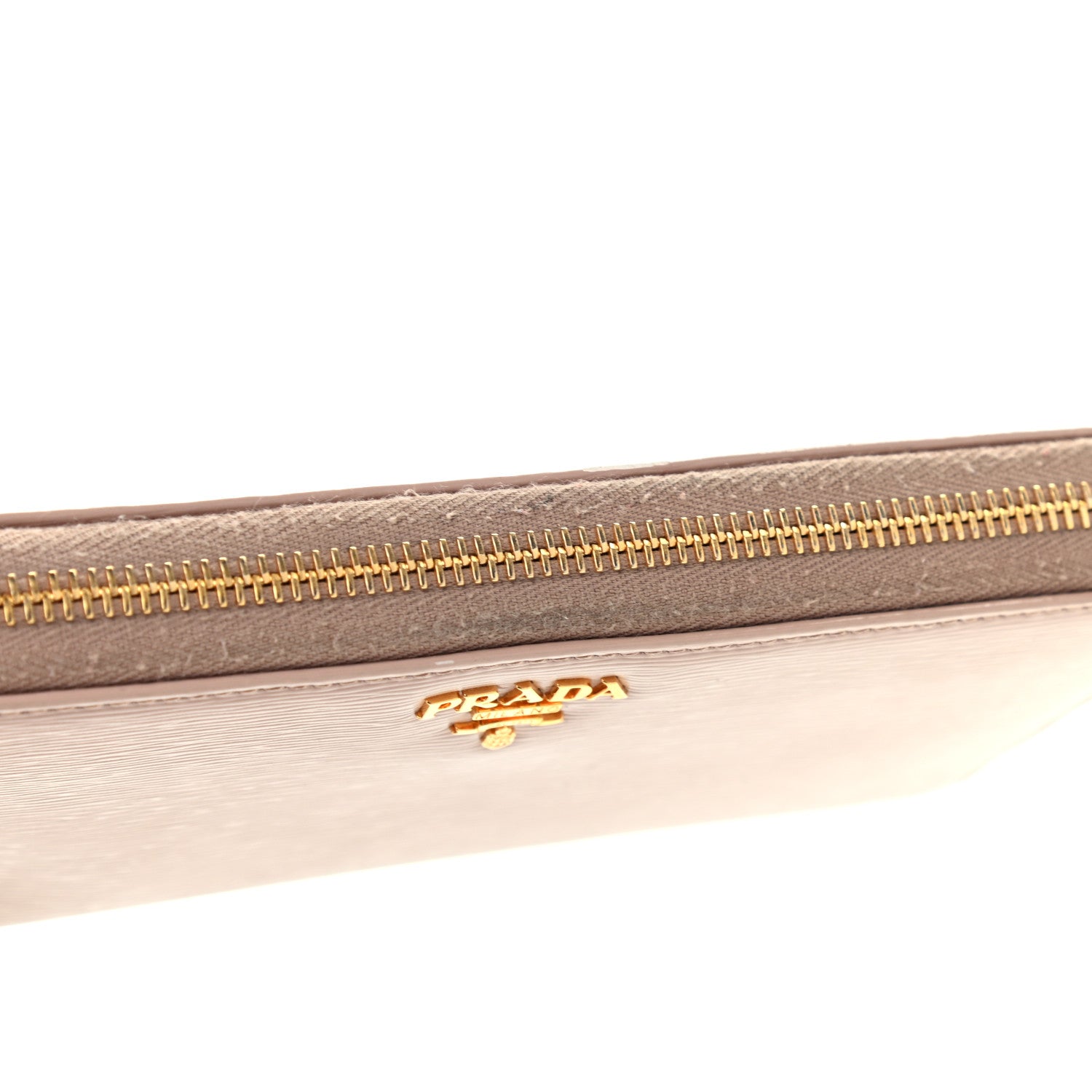 Prada Vitello Phenix Zip Around Wallet Cammeo 8 of 9