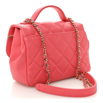Chanel Caviar Quilted Small Business Affinity Flap Coral 3 of 11