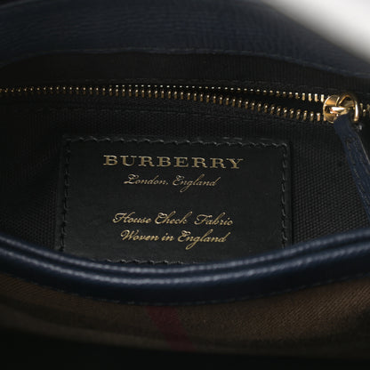 Burberry Derby Calfskin House Check Small Camberley Ink Blue 6 of 12