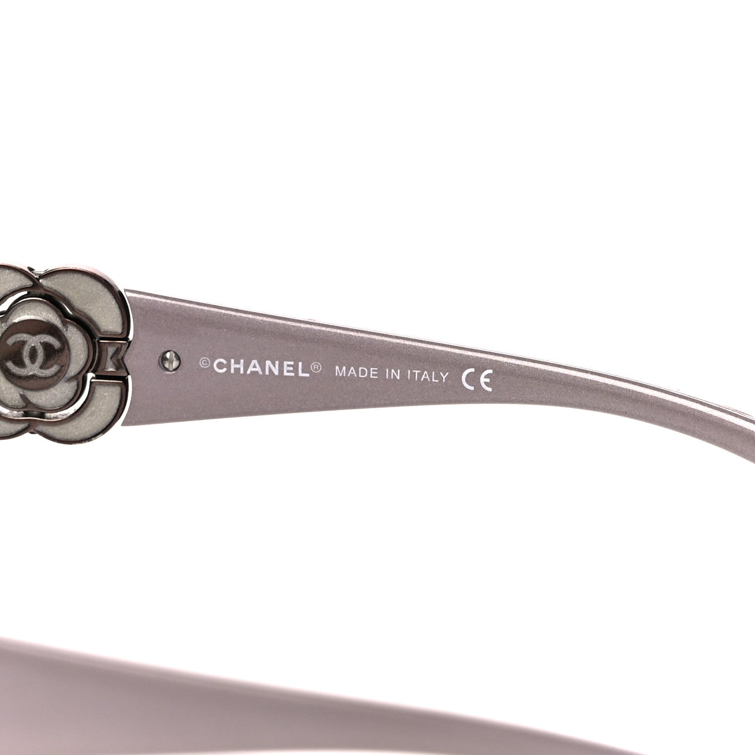 Chanel Swarovski Crystal Camellia CC Sunglasses 4164-B Bronze 6 of 7