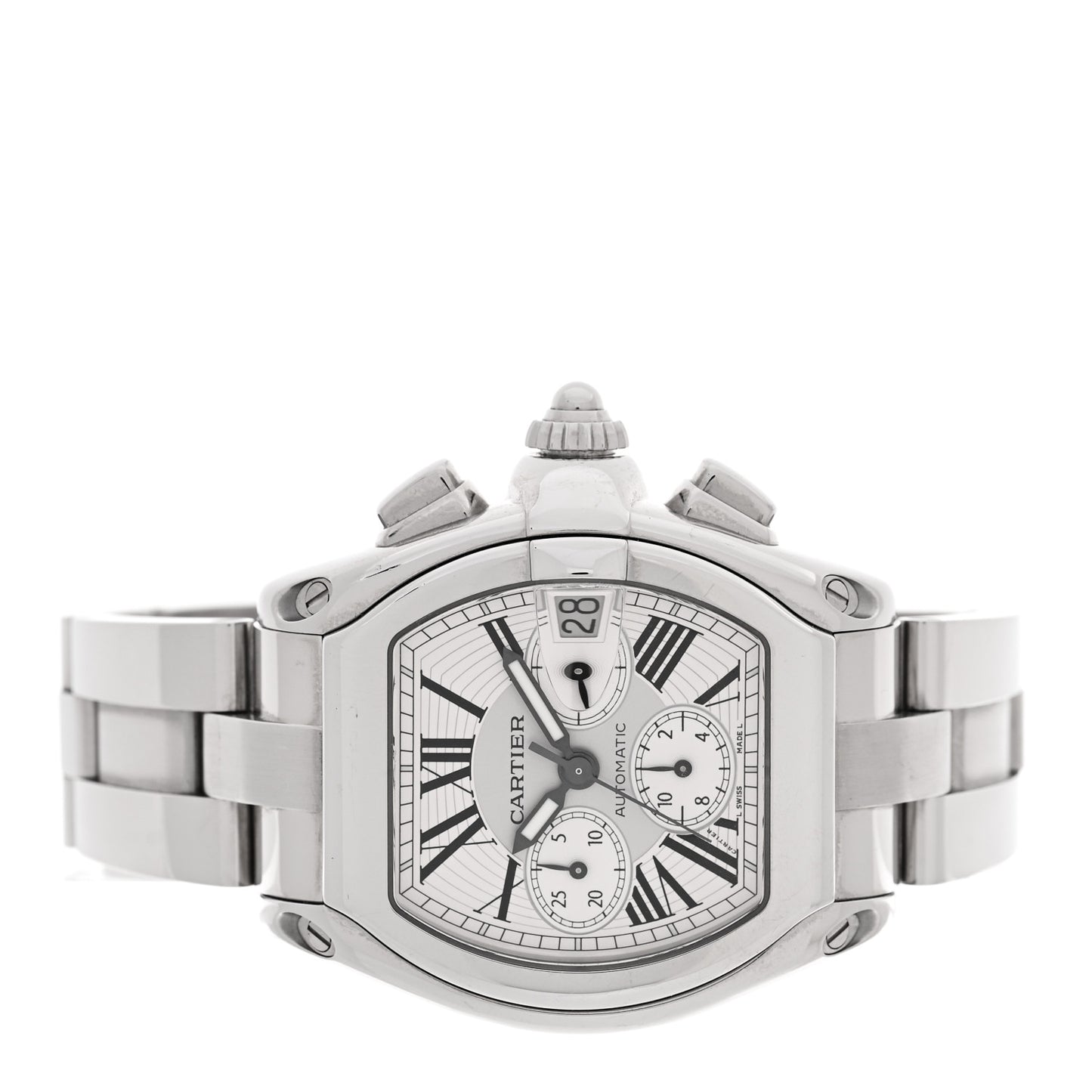 Stainless Steel 42mm Roadster Chronograph Automatic Watch