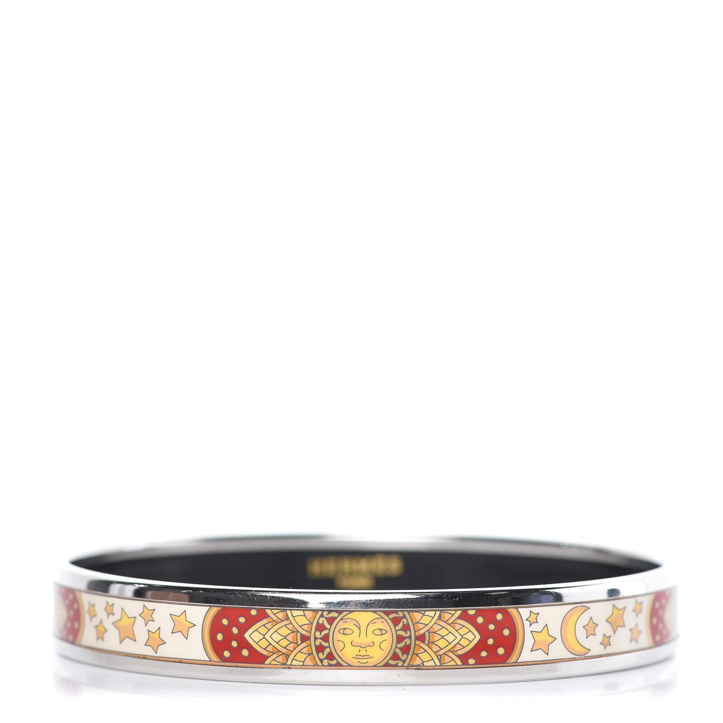 Enamel Printed Narrow Sun Moon Stars Bracelet 70