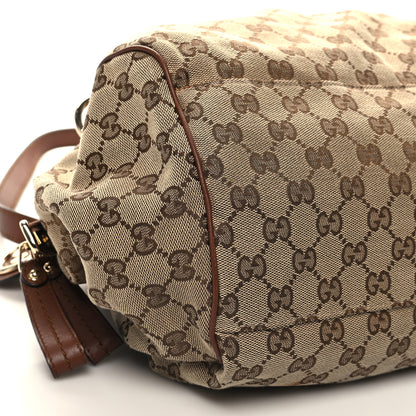 Gucci Monogram Medium Sukey Boston Brown 10 of 11