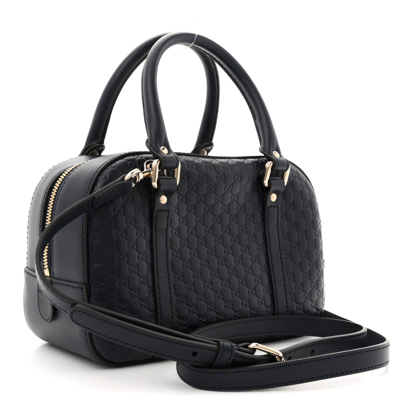 Soft Microguccissima Small Crossbody Bag Blue