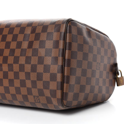 Louis Vuitton Damier Ebene Speedy 30 7 of 10