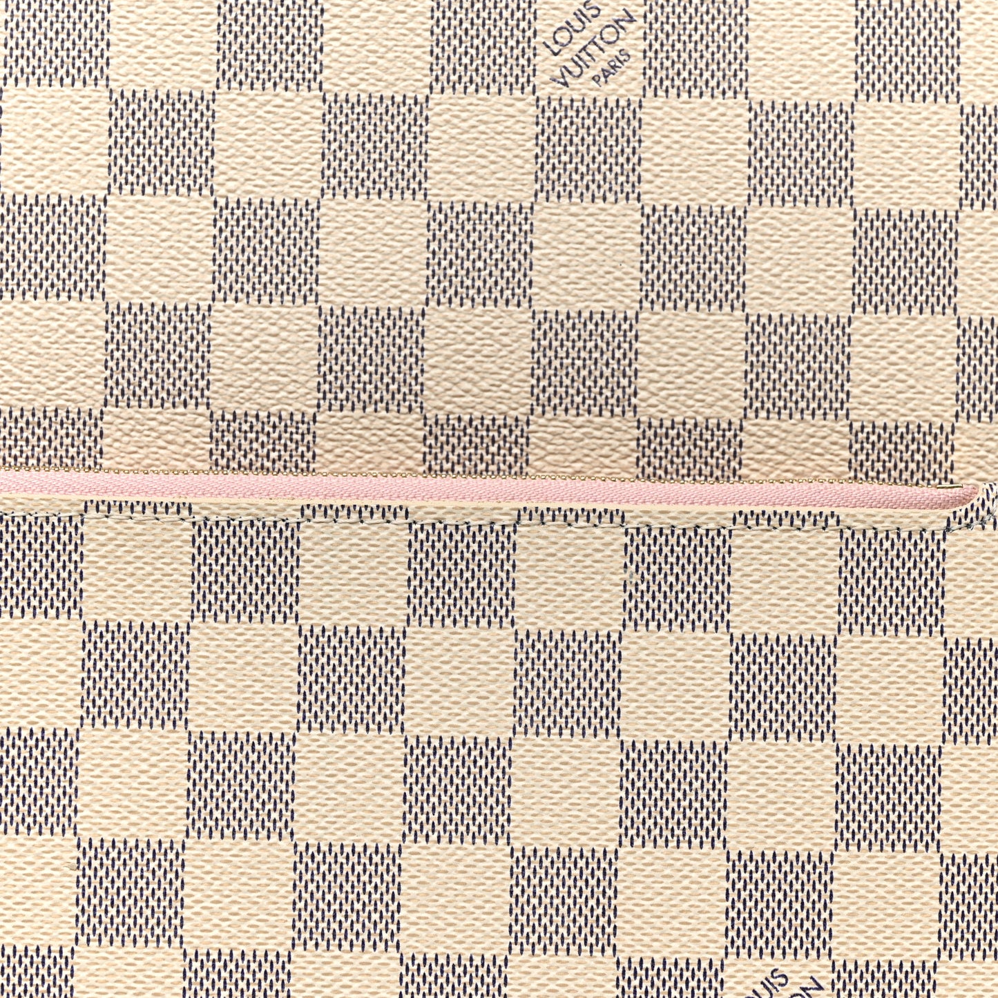 Damier Azur Neo Neverfull MM Rose Ballerine