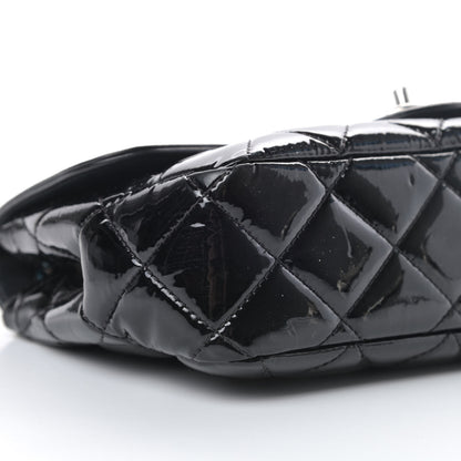 Chanel Patent Quilted Small Coco Shine Flap Black 9 of 15