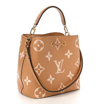 Louis Vuitton Empreinte Monogram Giant Neonoe MM Arizona Beige 4 of 9