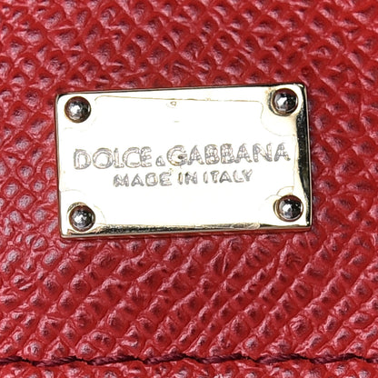 Dolce & Gabbana Dauphine Medium Miss Sicily Satchel Dark Red 8 of 8