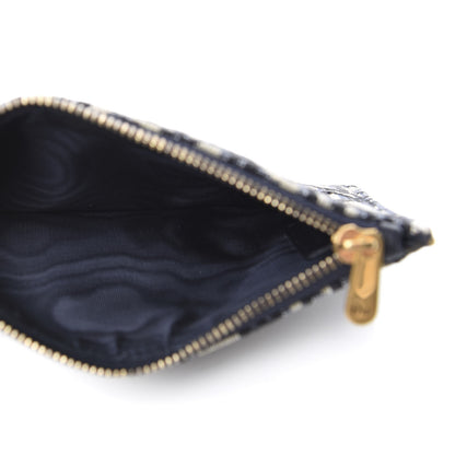 Christian Dior Oblique Dior Pouch Navy Blue 5 of 6