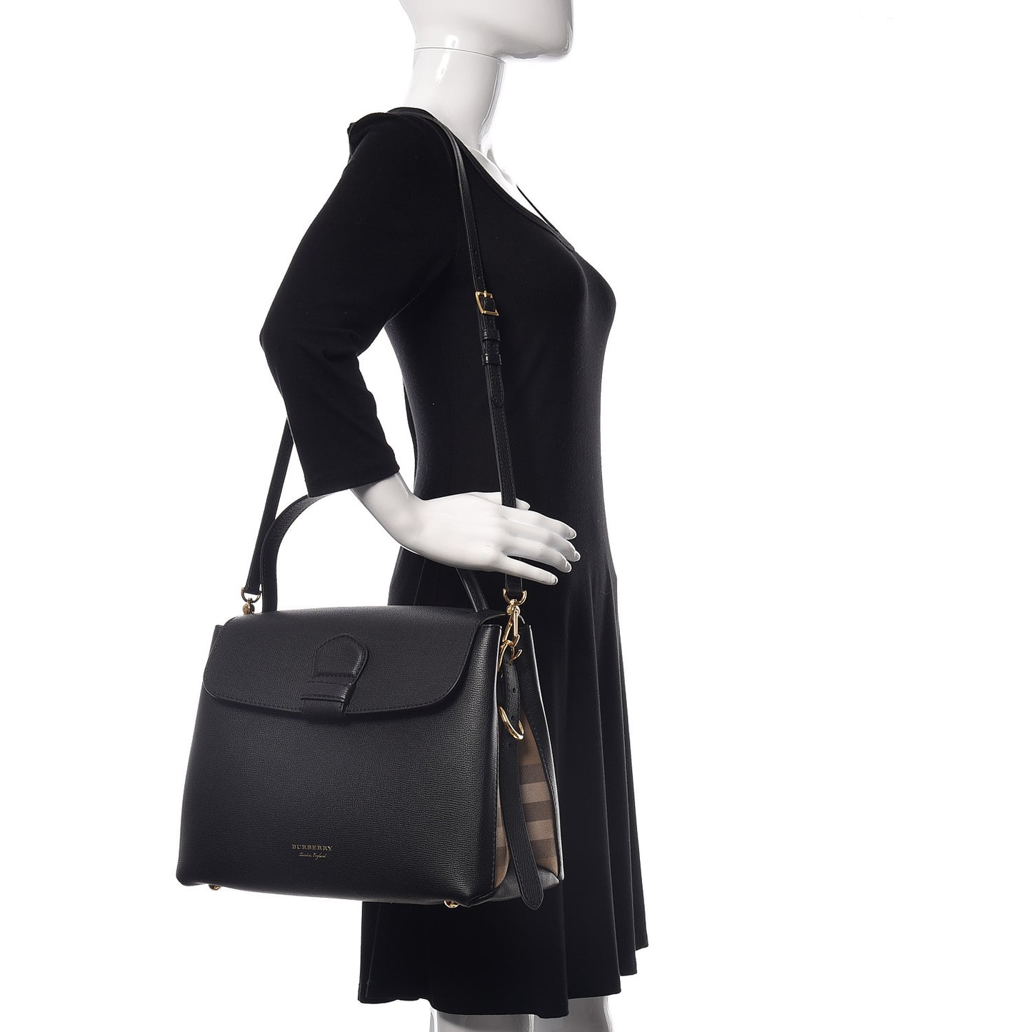Derby Calfskin House Check Medium Camberley Black