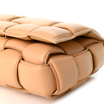 Bottega Veneta Nappa Maxi Intreccio Padded Cassette Crossbody Bag Almond 9 of 10