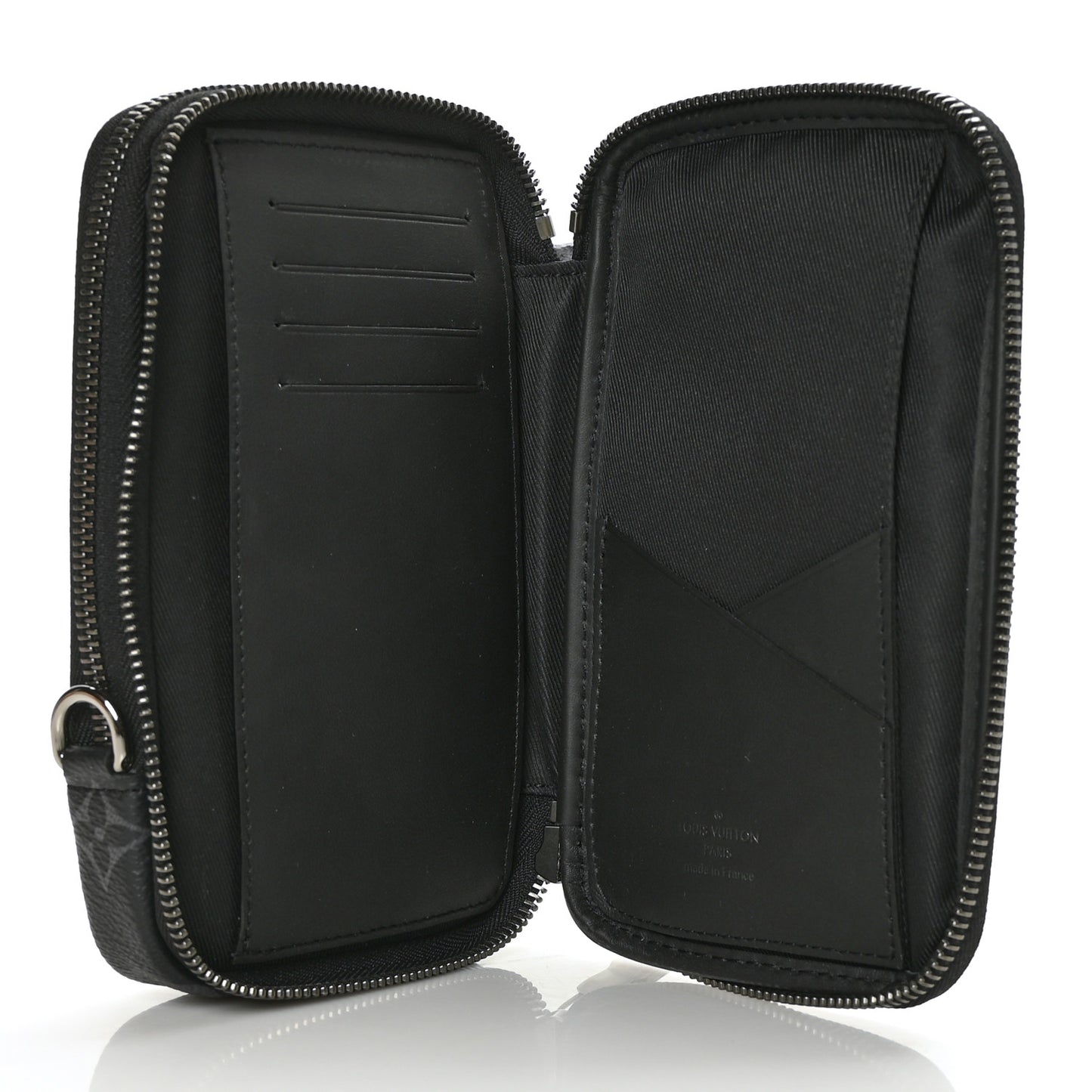 Monogram Eclipse Reverse Double Phone Pouch