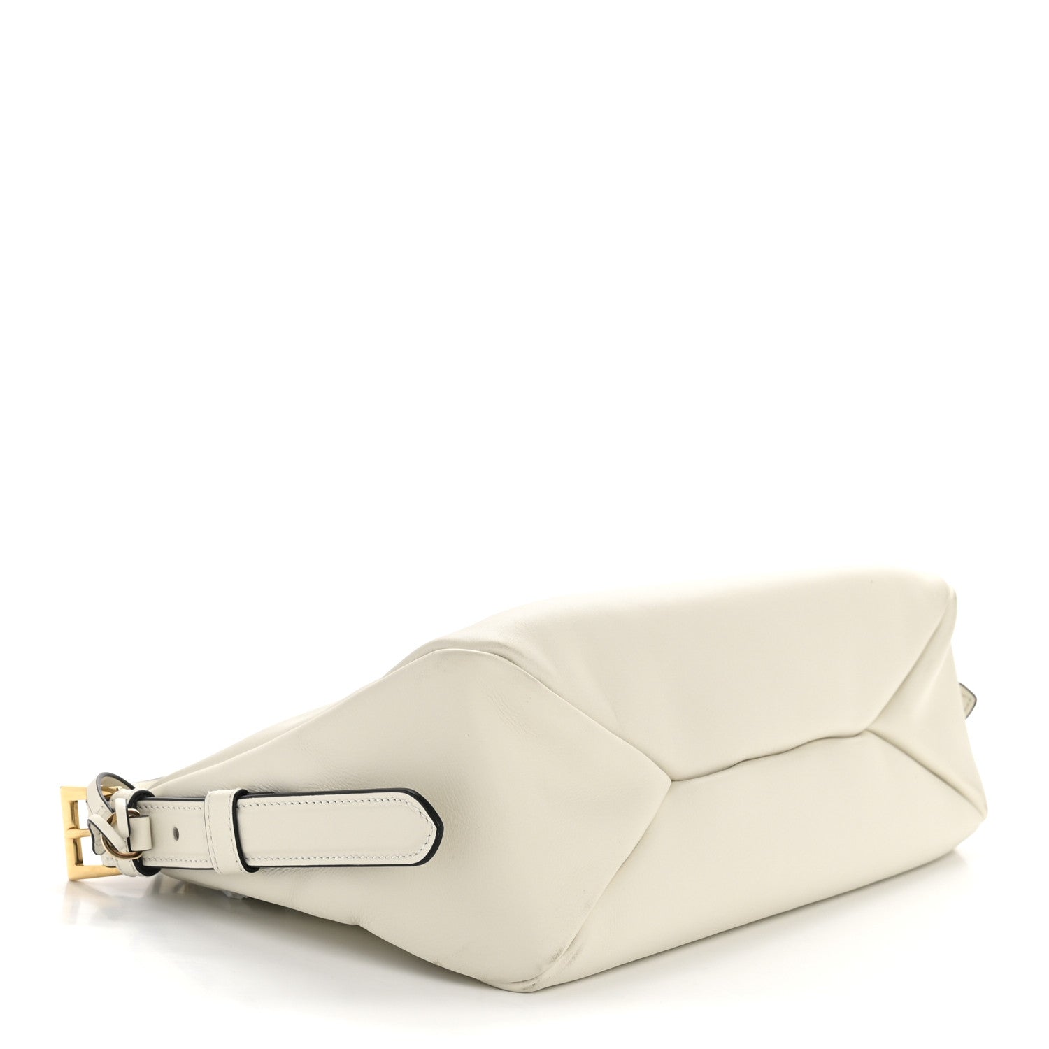 Prada Soft Calfskin Medium Aimée Shoulder Bag White 4 of 12