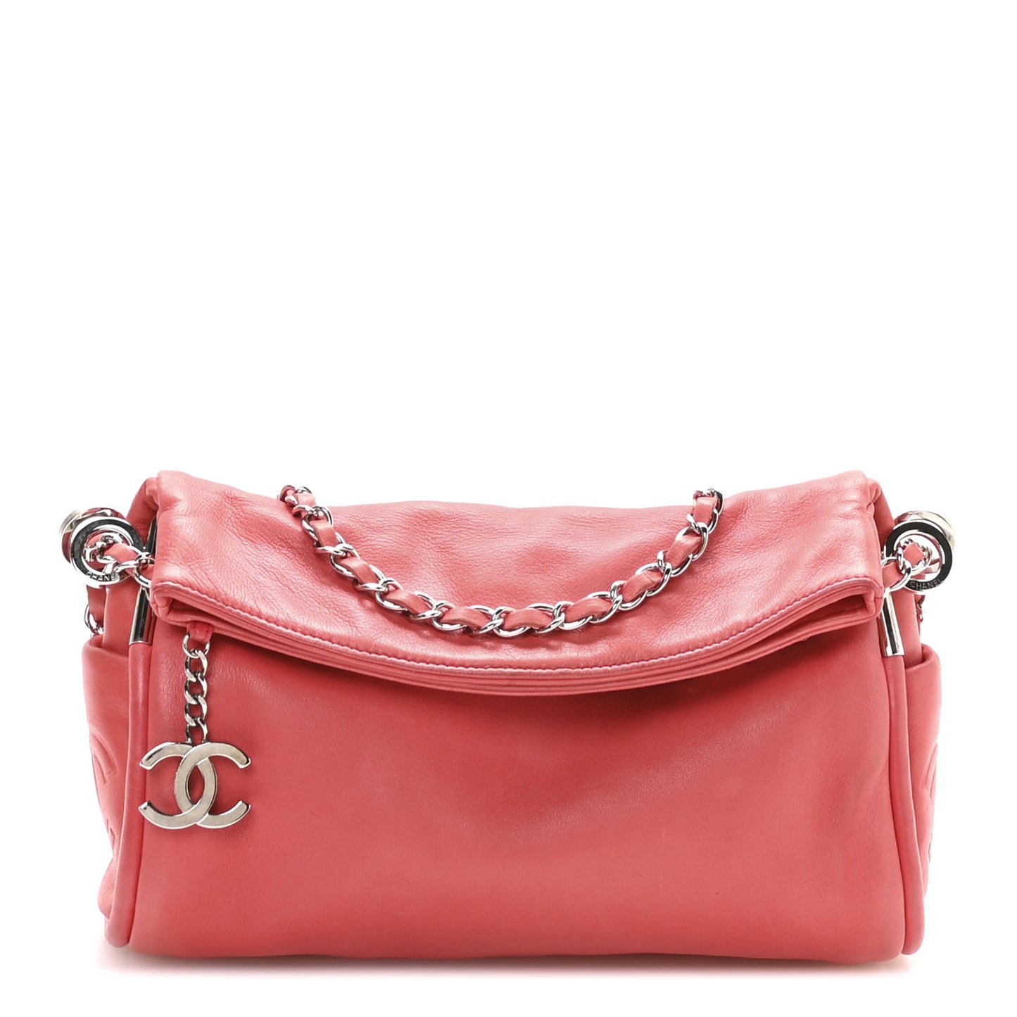 Lambskin Small Ultimate Soft Tote  Pink