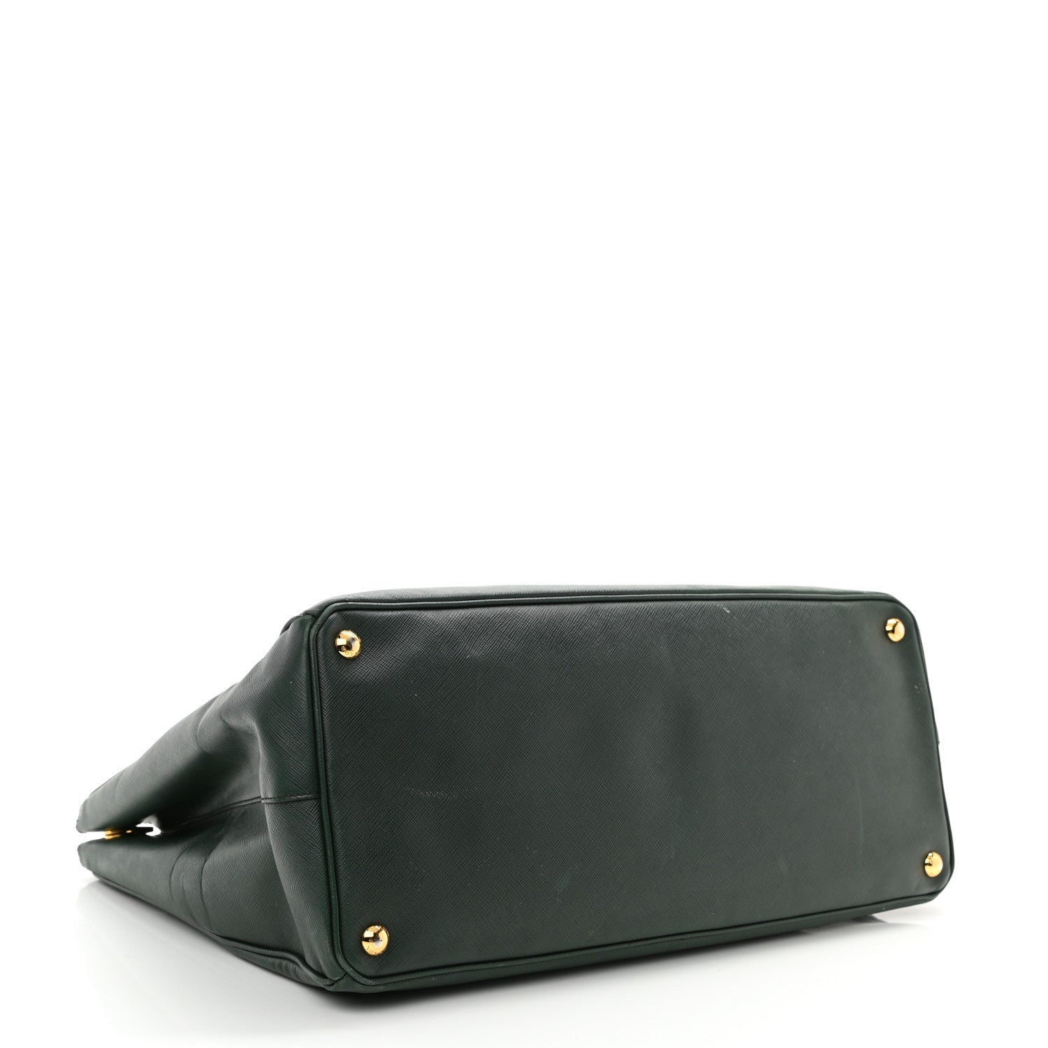 Prada Saffiano Large Galleria Double Zip Tote Militare 3 of 17