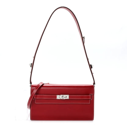 Hermes Box Kelly Wallet To Go Rock Rouge Piment 1 of 11
