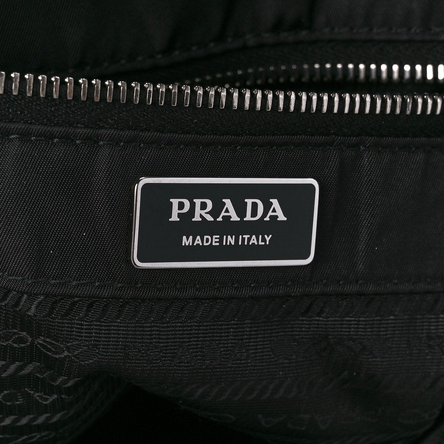 Prada Tessuto Soft Calf Nylon Tote Black 6 of 11