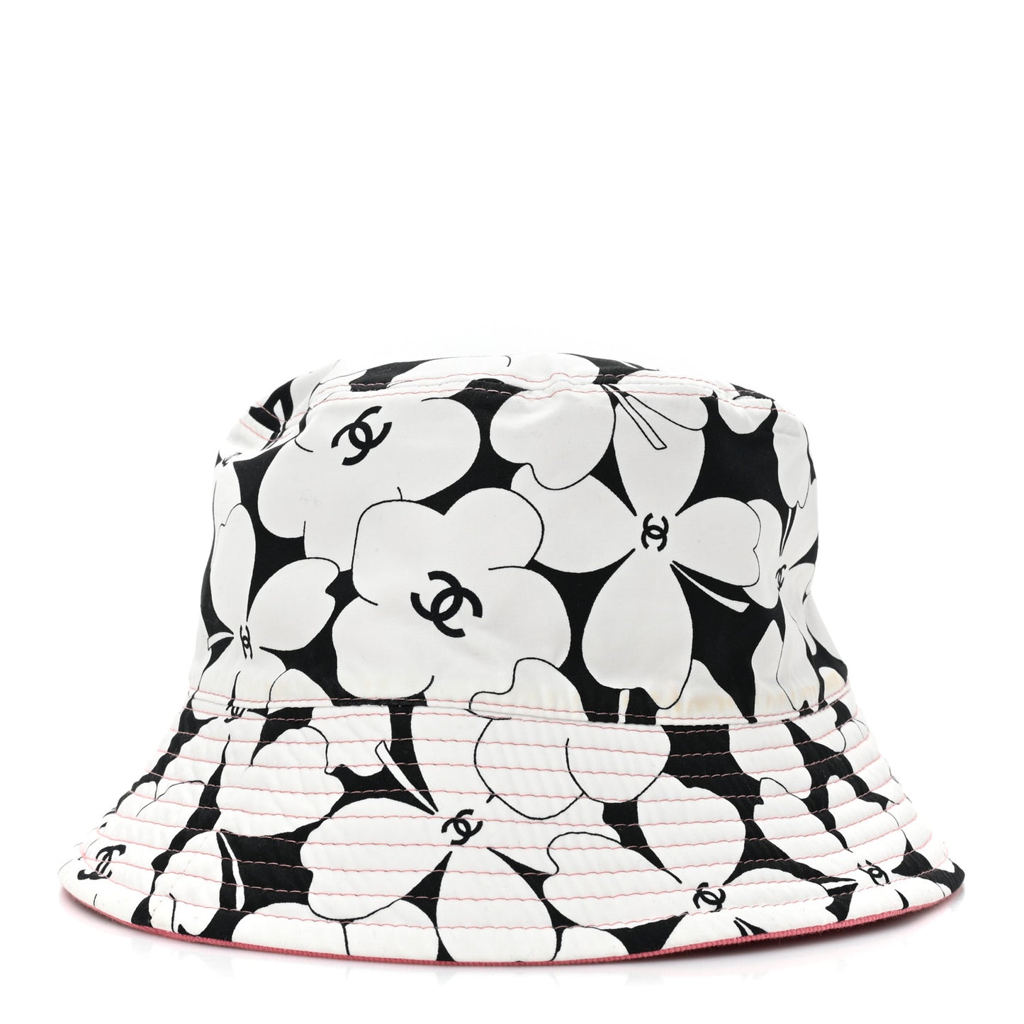 CC Bucket Hat Pink White Black