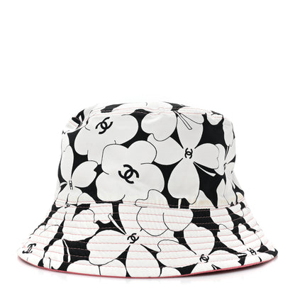 Chanel CC Bucket Hat Pink White Black 1 of 10