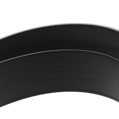 Gucci Calfskin Double G 40mm Belt 95 38 Black 3 of 6