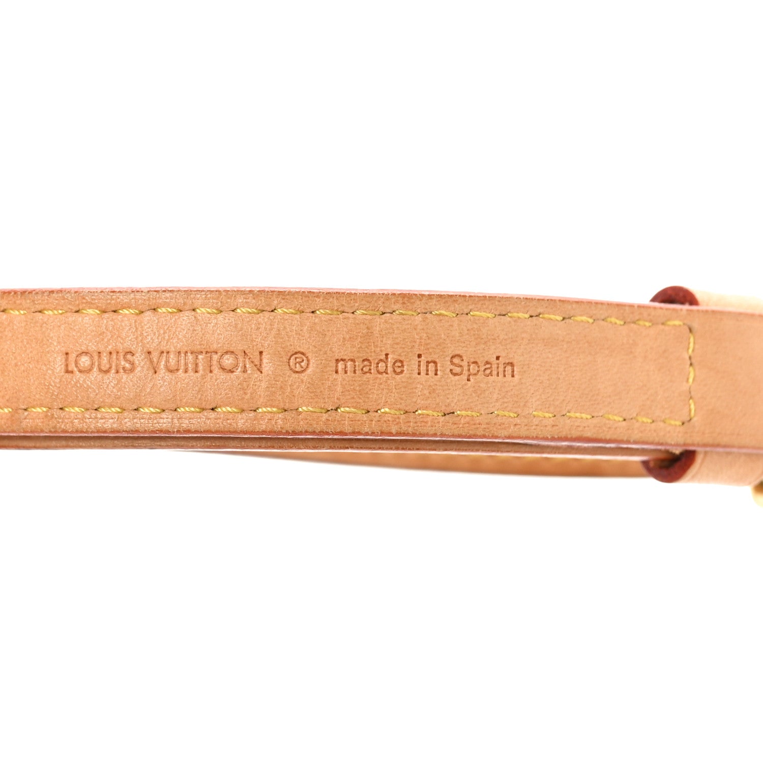 Louis Vuitton Vachetta 12mm Adjustable Shoulder Strap 3 of 4