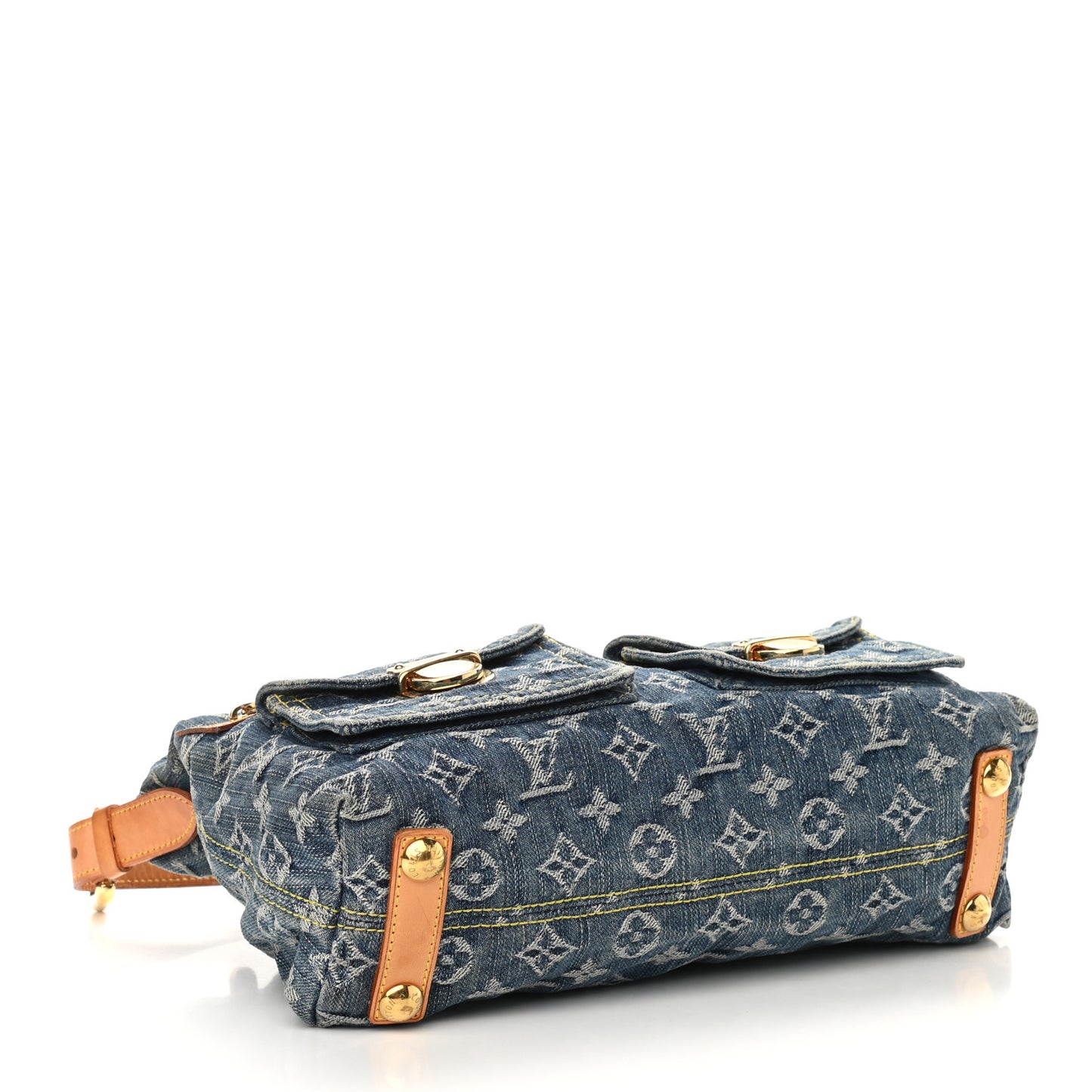 Monogram Denim Baggy PM Blue