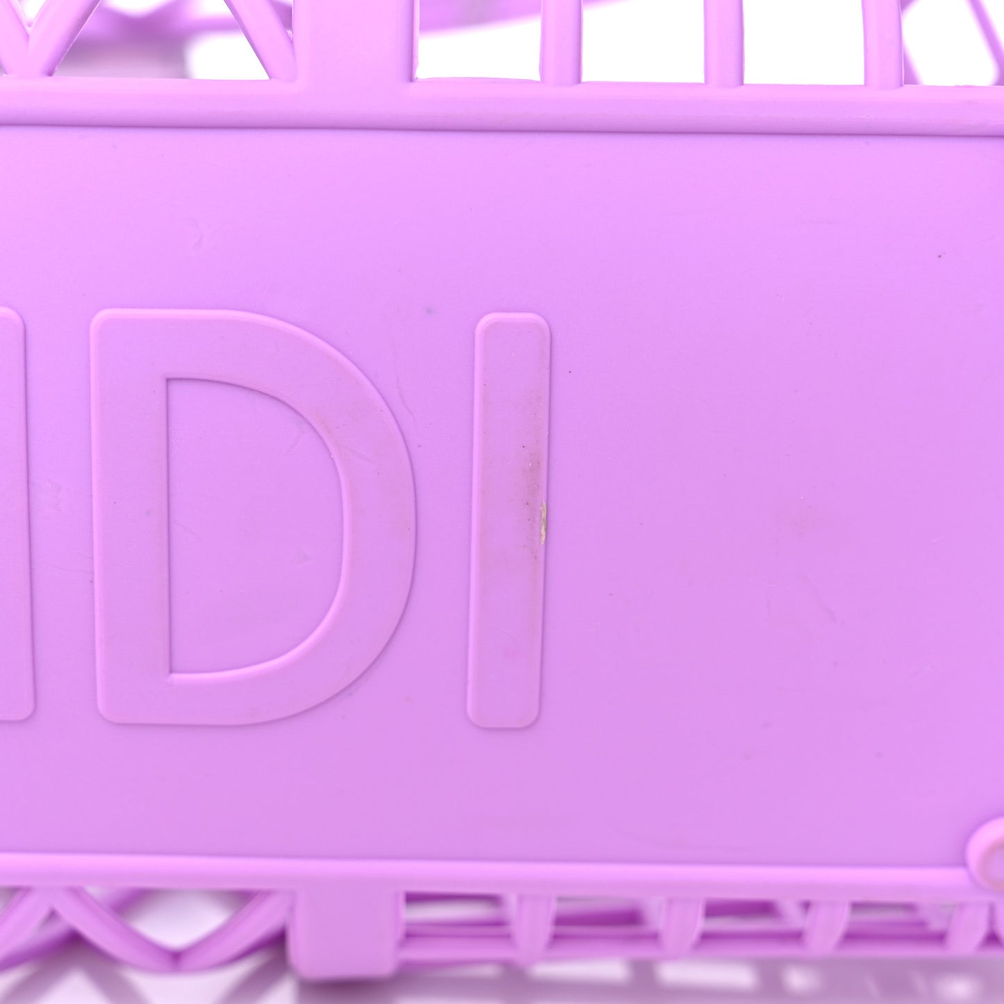 Recycled Plastic Vitello Liberty Matte Small Fendi Basket Violetta