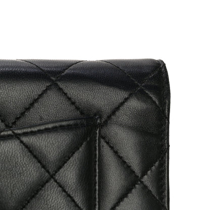 Chanel Lambskin Quilted Wallet On Chain WOC Black 25 of 31