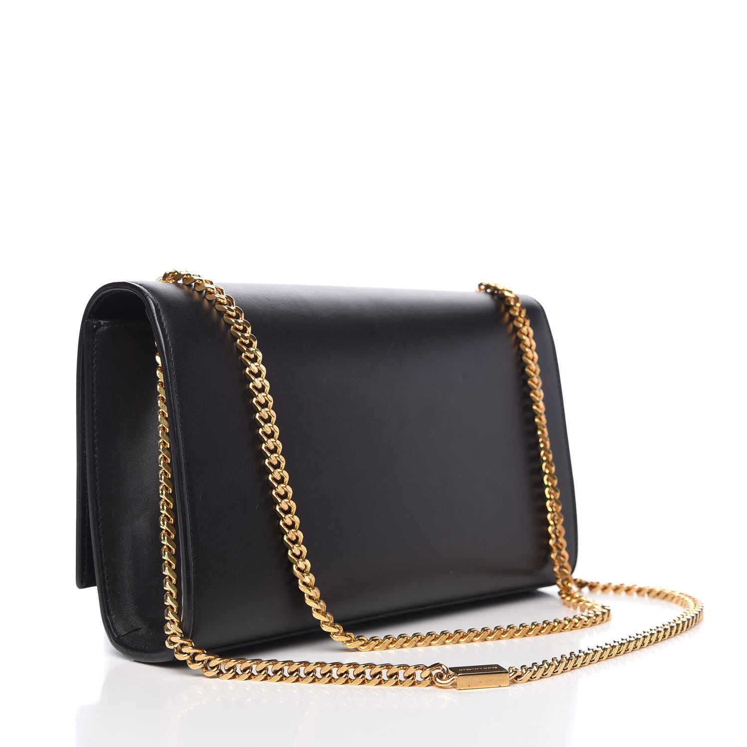 Saint Laurent Smooth Calfskin Medium Classic Monogram Kate Tassel Satchel Black 3 of 8
