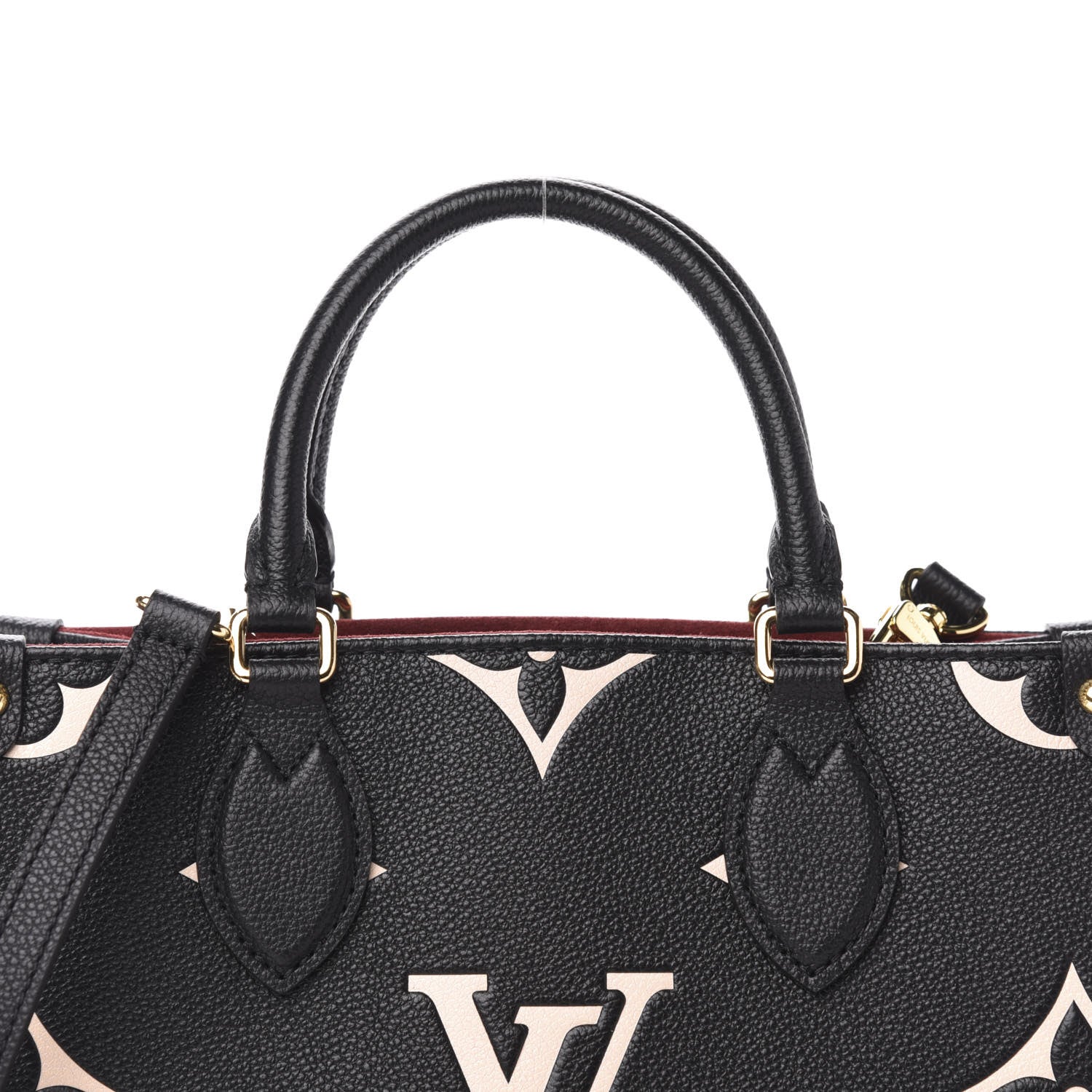 Louis Vuitton Empreinte Monogram Giant Onthego PM Black Beige 10 of 11