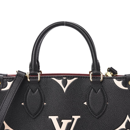 Louis Vuitton Empreinte Monogram Giant Onthego PM Black Beige 10 of 11