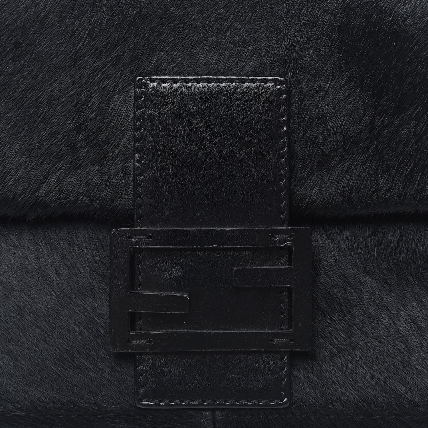 Fendi Calf Hair Baguette Black 10 of 10