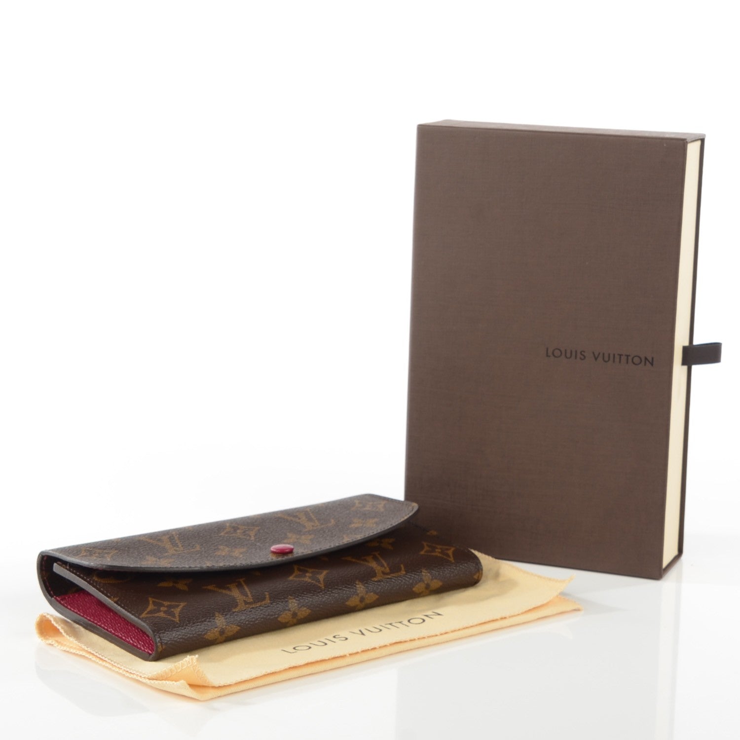 Louis Vuitton Monogram Emilie Wallet Fuchsia 4 of 7