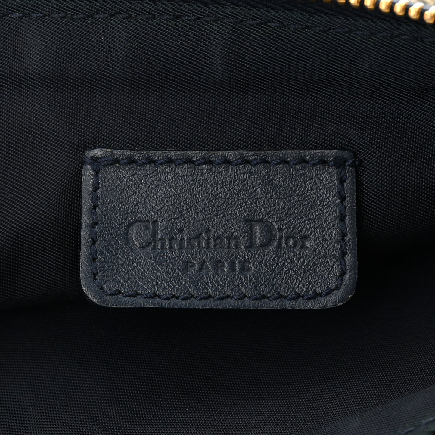 Monogram Mini Saddle Pochette Black