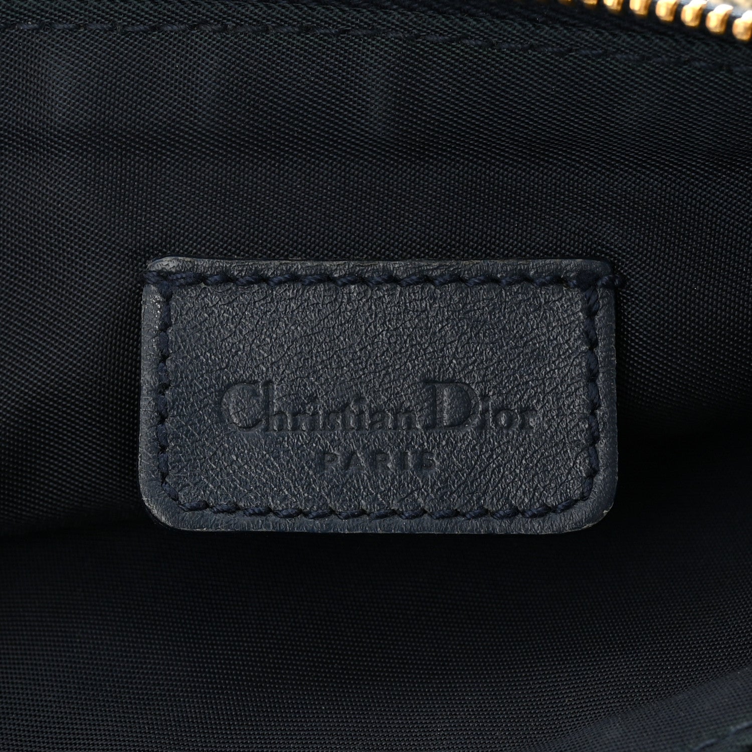 Christian Dior Monogram Mini Saddle Pochette Black 6 of 13
